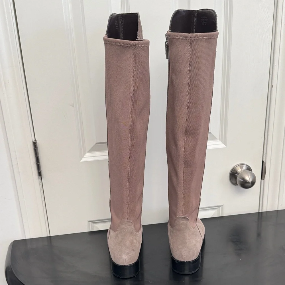 Like New Cole Haan Beige Suede Over the Knee Boots